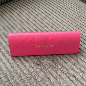Juicy Couture Vibrant Pink Glasses Case